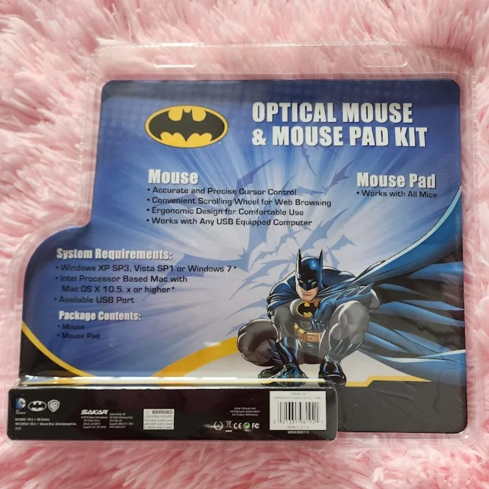 DC Comics Batman Optical Mouse & Mouse Pad Kit.